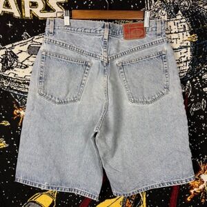 Vintage Brittania Denim Jorts Light Wash Baggy Jean Shorts Mens 31x12.5